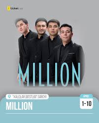 MILLION JAMOASI 2025 KONSERT DASTURI (2024-YIL OKTYABR) TO'LIQ HOLDA FULL HD
