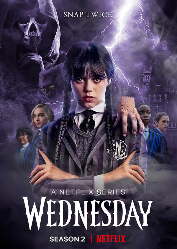 Uenzdey / Wednesday Addams 2 fasl 1-2-3-4-5-6-7-8-qism barcha qismlari 2025 (uzbek tilida)